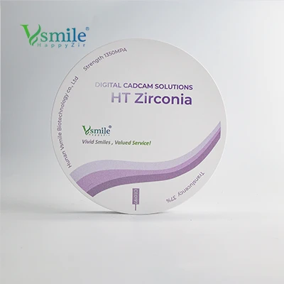 Đĩa Zirconia có độ trong mờ cao 98mm