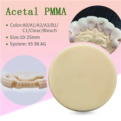 Đĩa nha khoa nhựa Acetal PMMA