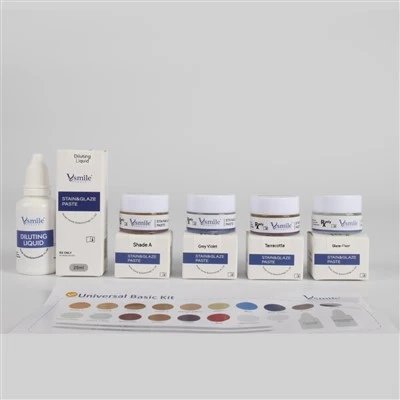 Zirconia nhuộm men